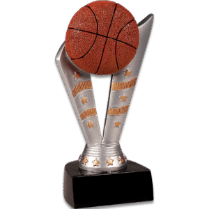 6 1/2" V Shaped Basketball Trophy DJFFR102 CLOSE OUT!!!